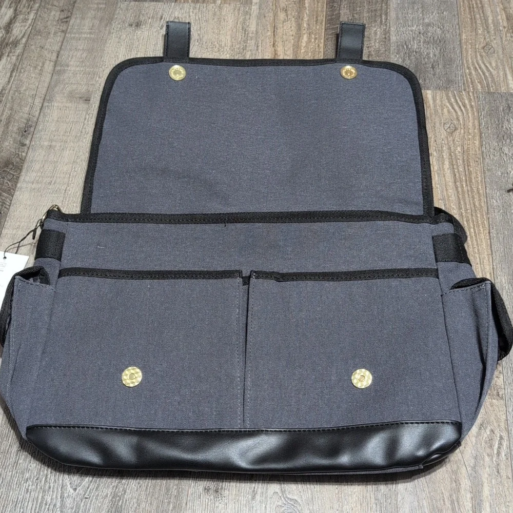 London Fog 100th Anniversary Edition Canvas Messenger Bag